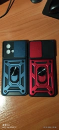Чохол Hide Shield для Motorola Moto G84 Power протиударний бампер з підставкою Black фото від покупців 1