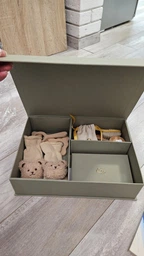 Мемори бокс подарок на крестины для новорожденного. Коробка воспоминаний. MEMORY BOX