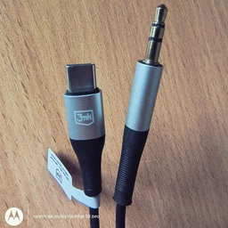 Кабель 3mk AUX | Type-C to Jack 3.5 | 1 м | Черный | (5903108528788)