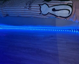 Лента светодиодная на клейком основании RGB 5050 – 5 м. LED лента от USB фото от покупателей 2