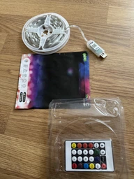 Розумна світлодіодна LED гірлянда Smart Роса стрічка 10 метрів музична RGB 5050 з Bluetooth додатком водостійка від USB з мікрофоном фото від покупців 5