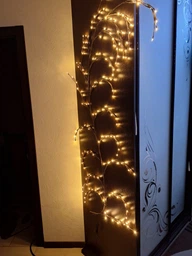 USB Гірлянда "Luminara", чарівна гілка дерева, 2.3 м, 144 LED, світлодіодна гірлянда на всю стіну (888004) фото від покупців 2