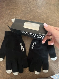 Перчатка фонарик Glove lite с Led подсветкой на пальцах Черный