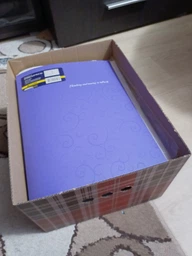 Набір картоних ящиков для зберігання XL, шотландка 2шт фото від покупців 1