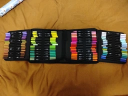Набор акварельных двусторонних скетч-маркеров для рисования Color brush 168 штук в cумке