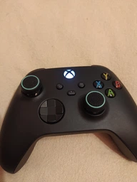 Силиконовые антискользящие накладки на стики Honson (Black/Green) для геймпадов Sony DualShock PS4 / DualSense PS5 / Xbox Series / Xbox One / Pro Controller Nintendo (2шт.) [432992807]