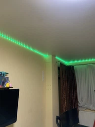 Светодиодная LED лента RGB 15 метров, SMD 3535, 24 В, Bluetooth, пульт и блок питания (SD103BB) фото от покупателей 6