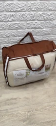 Теплое шерстяное стеганое одеяло Viluta Wool Premium 140х205 Полуторный фото от покупателей 3