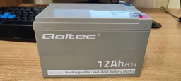 Акумуляторна батарея Qoltec AGM 12V-12Ah max. 180A (53049)