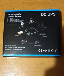 ДБЖ для роутеру UPS DC1018P, 10400 mAh 18W, оптики, терміналу, відеокамери, 5V/9V/12V Чорний фото від покупців 19