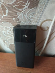 Повербанк с быстрой зарядкой Baseus Star-Lord Digital Display 20000mAh 22.5W черный (PPXJ080001) фото от покупателей 11