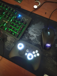 Беспроводной геймпад GamePro GPX13B 2.4G/BT 5.1/USB (Switch/PC/iOS/Android) RGB Black фото от покупателей 12