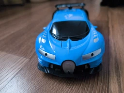 Машинка трансформер Bugatti на радіокеруванні зі світловими ефектами (червона) фото від покупців 14