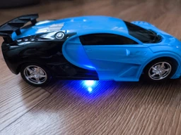 Машинка трансформер Bugatti на радіокеруванні зі світловими ефектами (червона) фото від покупців 13