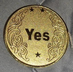 Монета для принятия решений "YES or NO" gld
