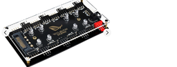 Хаб ARGB / PWM на 10 кулерів (2-в-1) 5V 3-pin + 4-pin PWM, синхронізація підсвітки, живлення MOLEX фото від покупців 1