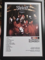 Постер в рамке с альбомом slipknot slipknot А2