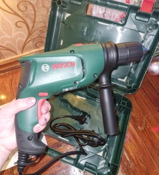 Дрель ударная Bosch EasyImpact 600, быстрозажимной патрон, Electronic Speed Control, чемодан (0603133020) фото от покупателей 2