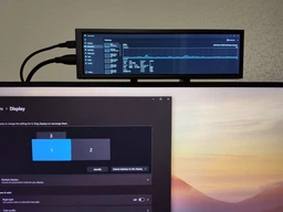 Вторичный USB/HDMI дисплей 8.8'' мониторинга ресурсов для ПК, AIDA64 фото от покупателей 6