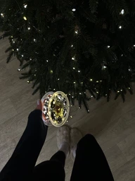 Светодиодная новогодняя гирлянда нить "Роса" на катушке 100м, 220V, 1000 LED, 8 режимов, зеленый провод (теплый белый) фото от покупателей 2