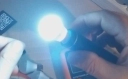Cветодиодная USB лампа-фонарик груша ночник 1W USB LED Light Холодная фото от покупателей 5