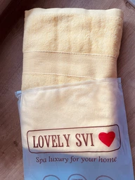 Полотенце Махровое Банное (Хлопок) Lovely Svi в подарочном пакете - 71 x141 см Серый фото от покупателей 6