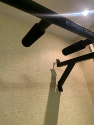 Турник настенный домашний PullUp разборной 3 хвата обычный + широкий + узкий хват черный (P1041) фото от покупателей 6