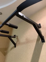 Турник настенный домашний PullUp разборной 3 хвата обычный + широкий + узкий хват черный (P1041) фото от покупателей 5