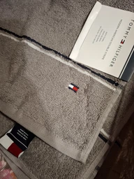 Полотенце хлопковое Tommy Hilfiger банное 76х138 см Modern American Solid Cotton Bath Towel Синий в полоску (46249648108)
