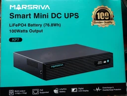 Джерело безперебійного живлення для роутерів Marsriva KP7 Pro DC UPS 11xDC+USB+Gigabit PoE 9-12V 100W 24000Ah 76,8Wh LiFePO4 Black фото від покупців 14