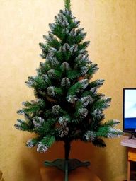 Штучна Ялинка Royal Tree RT-6-1 Олімпійська засніжена 90 см зелена фото от покупателей 17