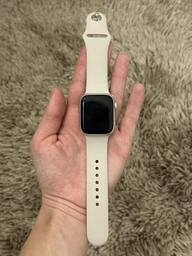Силиконовый ремешок Sport Band для Apple Watch 41mm | 40mm | 38mm Starlight S/M фото от покупателей 9