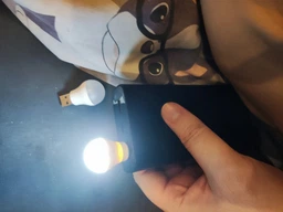 Cветодиодная USB лампа-фонарик груша ночник 1W USB LED Light Холодная