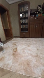 Коврик декоративный мягкий ворсистый Травка Colorful Home темно-серый 90х200 см