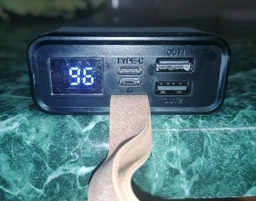 Повербанк 30000mAh BOROFONE BJ18A з ліхтарем та дисплеєм |2USB/Type-C, 2A| Чорний фото від покупців 2