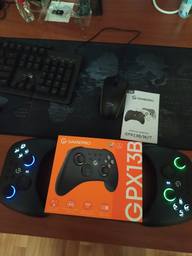 Беспроводной геймпад GamePro GPX13B 2.4G/BT 5.1/USB (Switch/PC/iOS/Android) RGB Black фото от покупателей 8