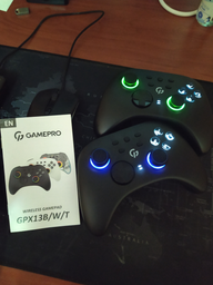 Беспроводной геймпад GamePro GPX13B 2.4G/BT 5.1/USB (Switch/PC/iOS/Android) RGB Black фото от покупателей 7