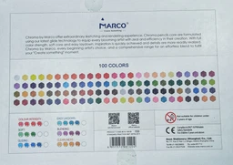 Набір кольорових олівців Marco Chroma 8010-100CB 100 кольорів, в картонній упаковці