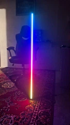 Напольная угловая светодиодная RGB LED лампа - торшер для спальни 1.2 м фото от покупателей 6