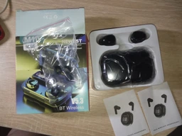 Навушники бездротові блютуз Bluetooth MDR TWS M10 8280 Black фото від покупців 1