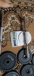 Набір штанга + гантелі металеві Newt Gym Set-H Home 79 кг (NE-M-H-SET-79) фото від покупців 5
