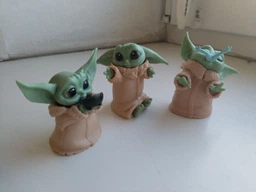 Набор фигурок 5в1 Малыш Йода из сериала "Звездные войны" Mandalorian, Star Wars, Mandalorian, 6 см (BYS1)