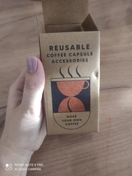 Металическая многоразовая капсула для кофеварки, кофемашины Krups Nescafe Dolce Gusto iCafilas