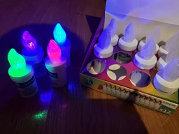 Свічка електрична Cortina LED (2xAA) для лампадок