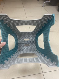Стілець розкладний Eco Fabric висота 44.75 см, бірюзовий (CT-003) фото від покупців 2