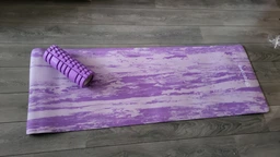 Коврик для йоги и фитнеса TECOFIT EVA 173x61x0.6 см Синий мрамор + чехол-сумка в подарок (TOP240214835) фото от покупателей 1