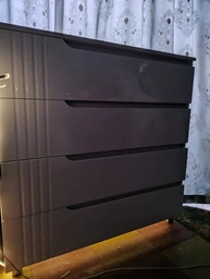 Комод "Портленд" К-40, Білий глянець (100/99/40), МДФ фото від покупців 3