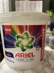 Універсальний порошок Ariel Whites and color з Lenor 10кг. 130 праннів фото від покупців 1