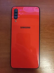 Чехол Fashion Case Glass Brand для Samsung Galaxy A70 Красный фото от покупателей 1