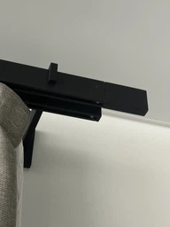 Карниз подвійний Square Line 300 см. Чорний Фінал Заглушка фото от покупателей 2